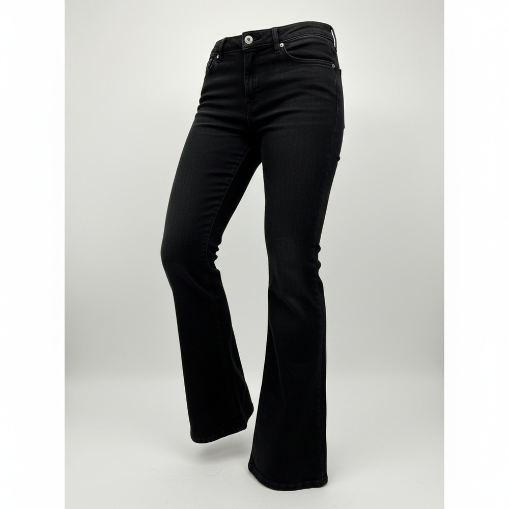 Lauren Jeans Co Ralph Lauren Black Flare‎ Bootcut Denim Women Size 2